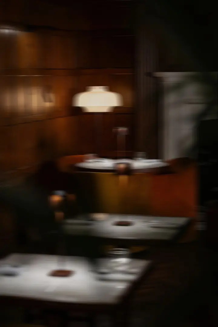 Comedor de un restaurante de alta gama